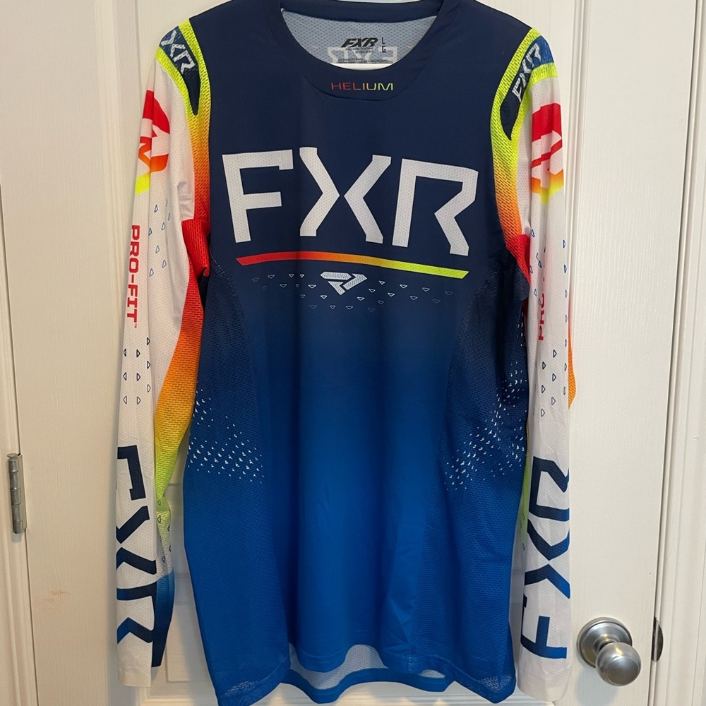 FXR Helium MX Citrus Fusion Jersey